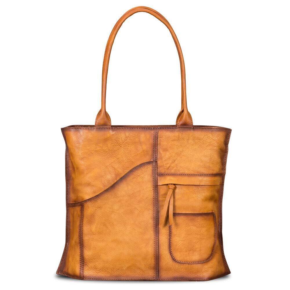 3420 Genuinel Leather Shoulder Bag Vintage Handmade Crossbody Bag Purse Top